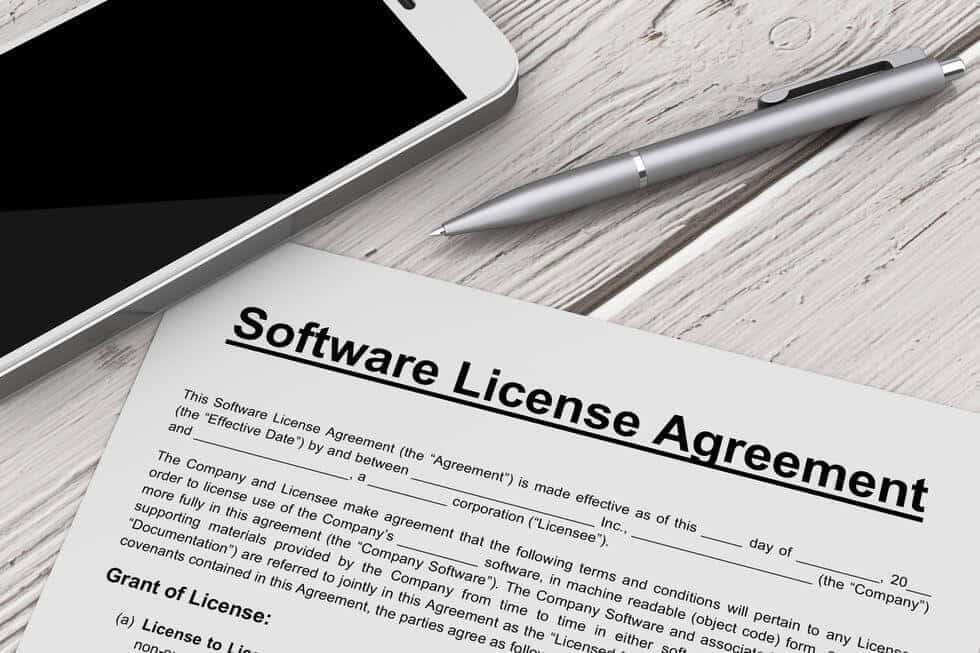 technology contract for software license